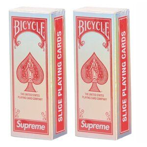 NEW Supreme Bicycle Holographic Slice Cards (2 Pack)